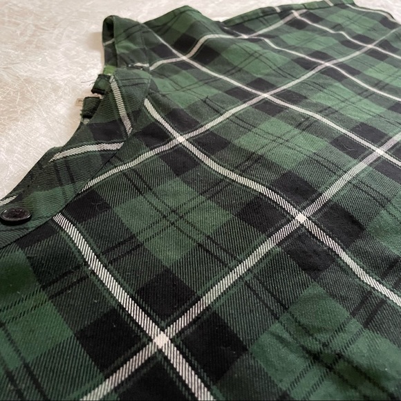 Royal Bones by Tripp NYC green plaid skirt - NO SUSPENDERS INCLUDED - Picture 6 of 10